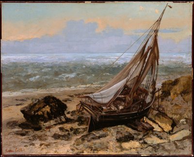 釣り船 作： Gustave Courbet